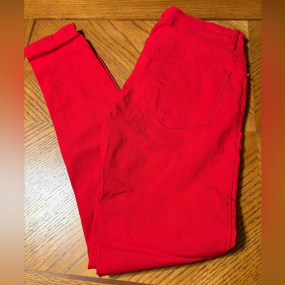 ❤️ New Hybrid & Company valentines Christmas Red Women's pants size large